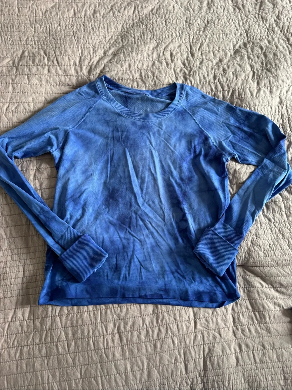 Lululemon Swiftly tech 2.0 Long Sleeve Shirt 8 Tie Dye Blue